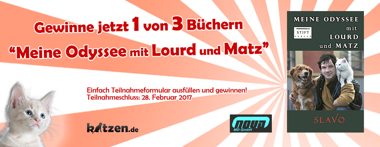 Gewinnspiel: Meine Odyssee mit Lourd und Matz