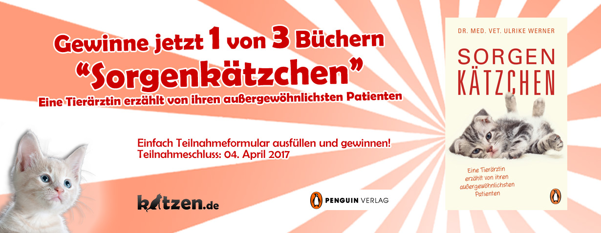 Gewinnspiel: Sorgenkätzchen – Eine Tierärztin erzählt von ihren außergewöhnlichsten Patienten