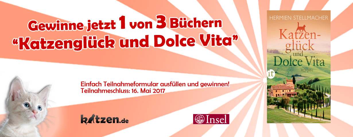 Gewinnspiel: Katzenglück und Dolce Vita