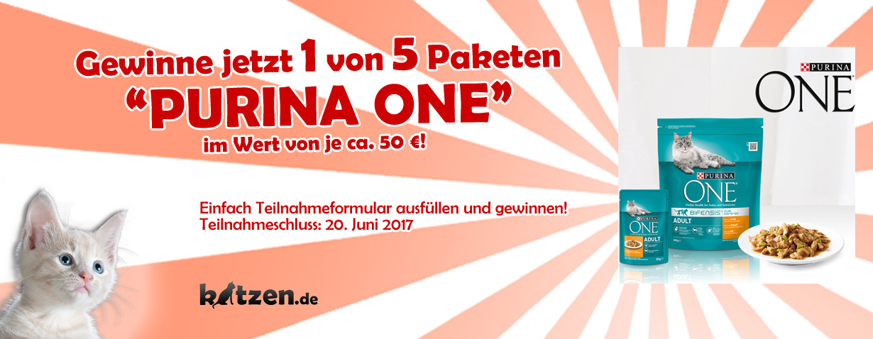 Gewinnspiel: Purina ONE - Futtervorrat