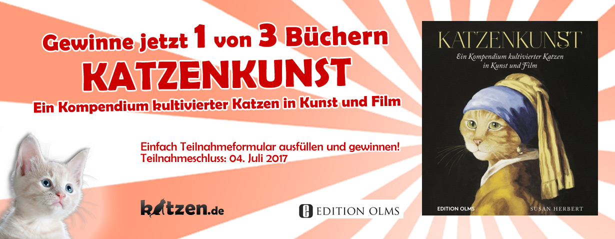 Gewinnspiel: Katzenkunst – Ein Kompendium kultivierter Katzen in Kunst und Film