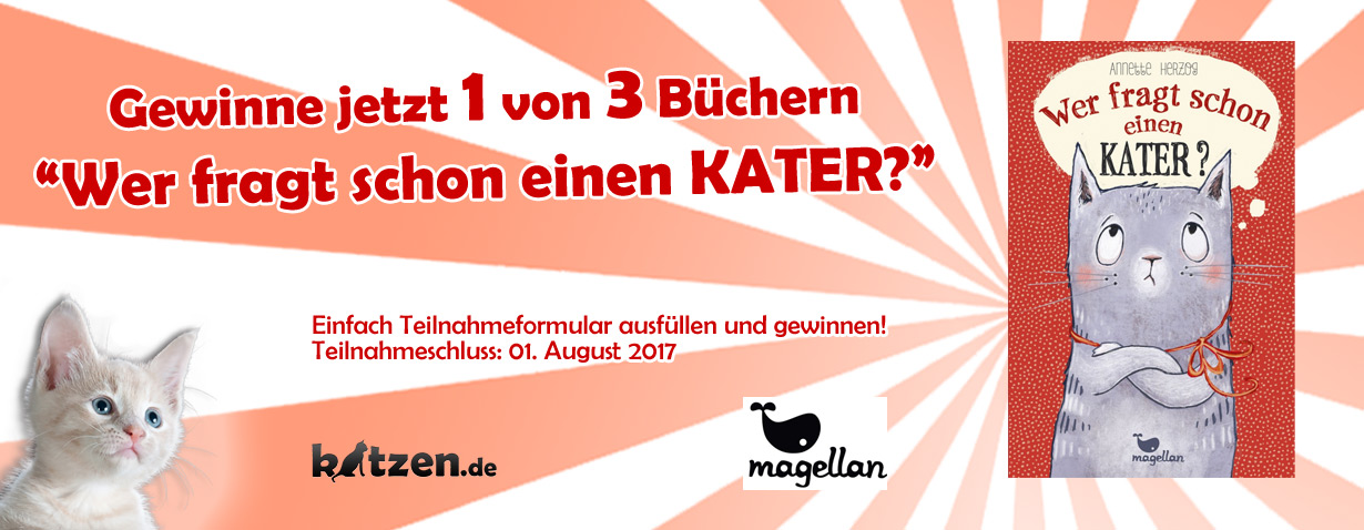 Gewinnspiel: Wer fragt schon einen Kater