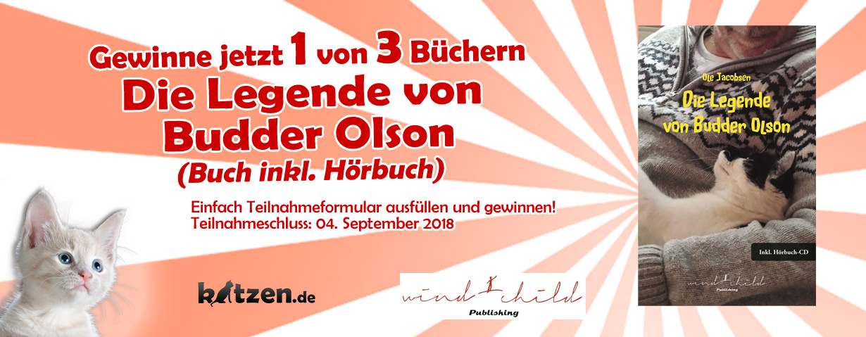 Gewinnspiel: Die Legende von Budder Olson (Buch inkl. Hörbuch)