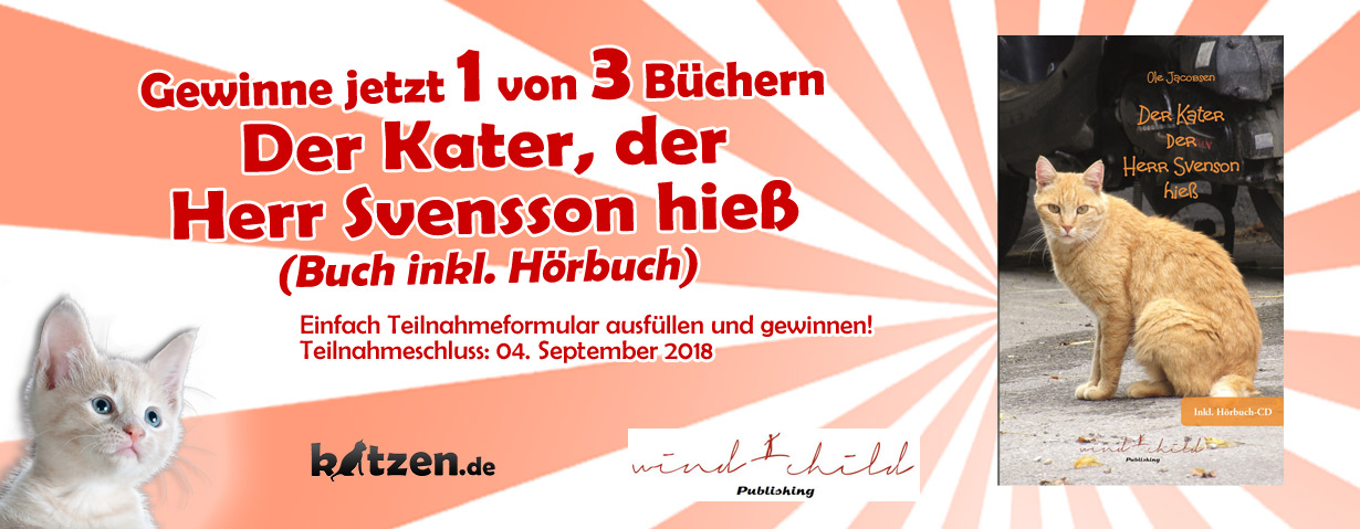 Gewinnspiel: Der Kater, der Herr Svensson hieß