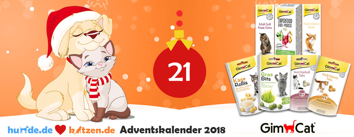 Gewinnspiel: Gemischte Snack-Pakete von GimCat