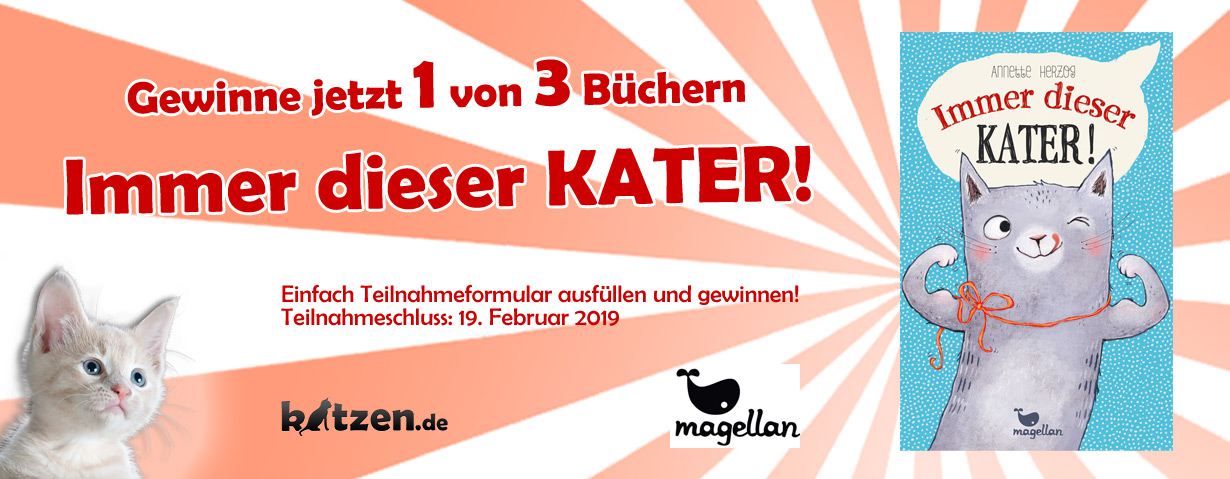 Gewinnspiel: Immer dieser Kater!