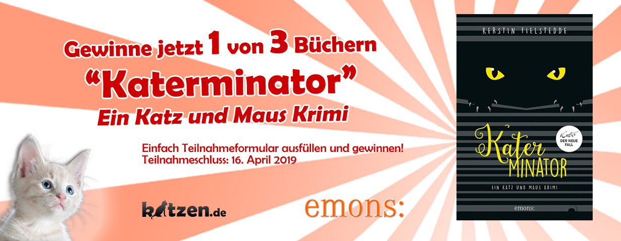 Gewinnspiel: Katerminator - Ein Katz und Maus Krimi