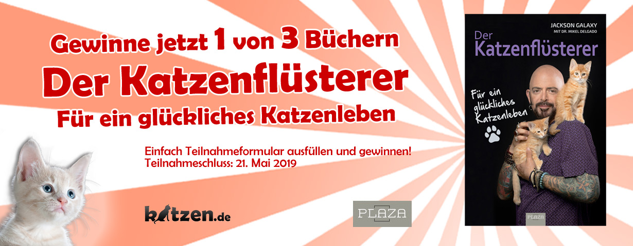 Gewinnspiel: Der Katzenflüsterer - Für ein glückliches Katzenleben