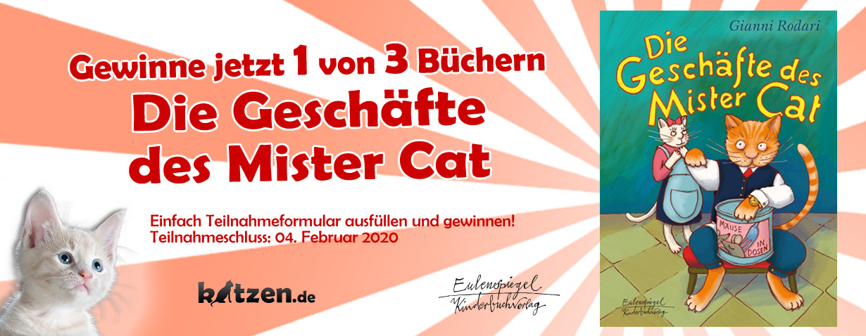 Gewinnspiel: Die Geschäfte des Mister Cat