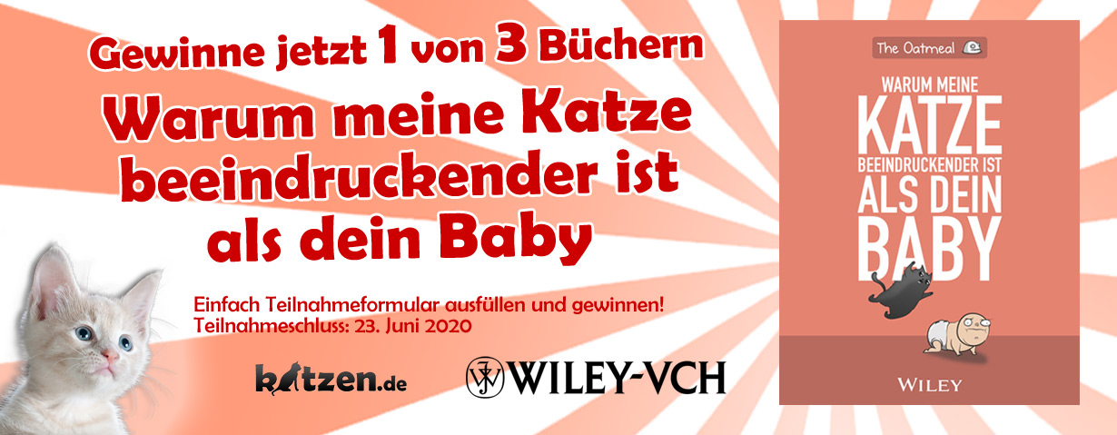 Gewinnspiel: Warum meine Katze beeindruckender ist als dein Baby