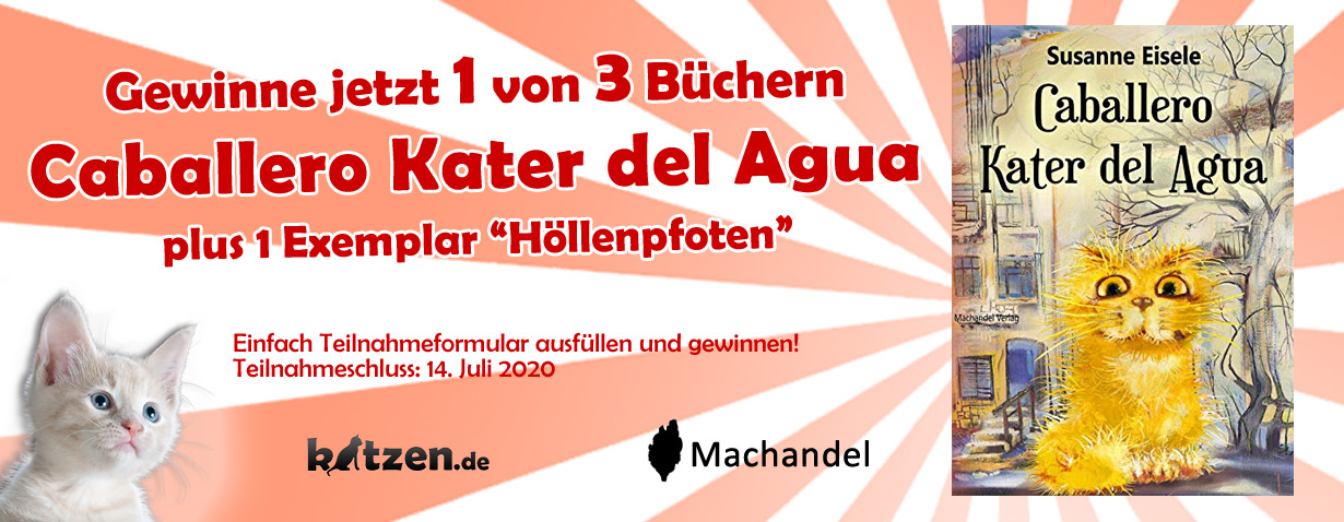 Gewinnspiel: „Caballero Kater del Agua“ plus „Höllenpfoten“