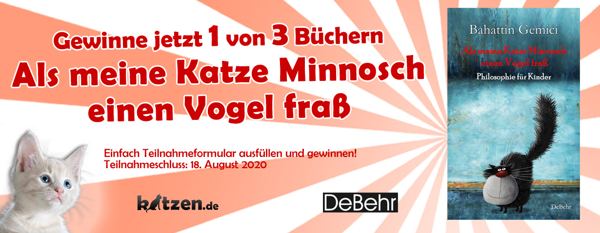 Gewinnspiel: Als meine Katze Minnosch einen Vogel fraß – Philosophie für Kinder