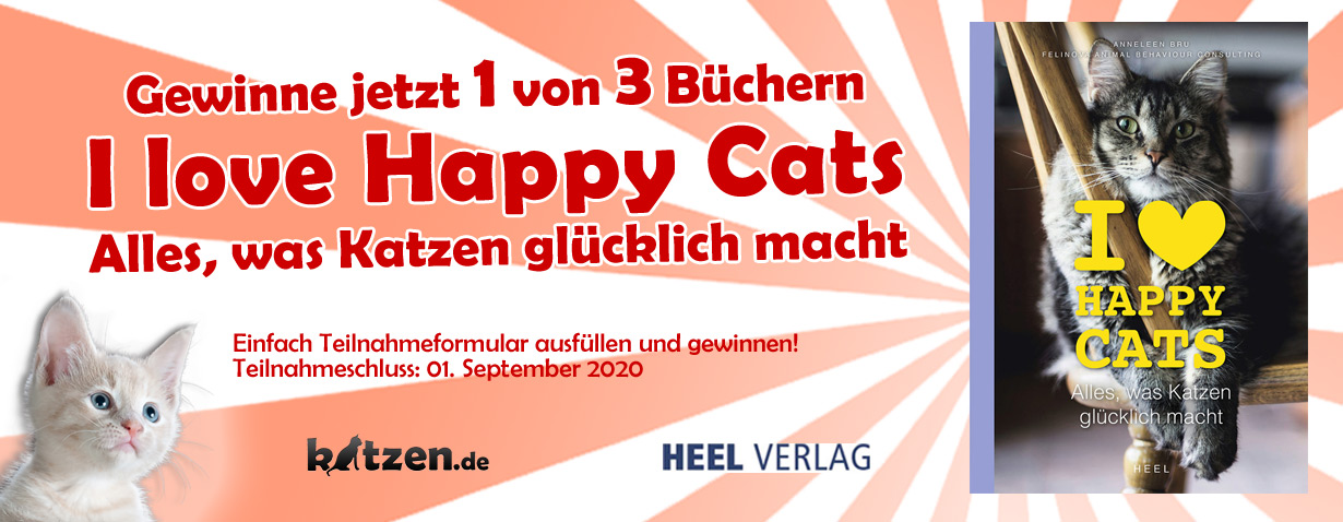 Gewinnspiel: I love Happy Cats - Alles, was Katzen glücklich macht