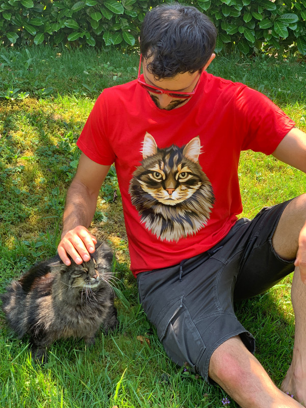 Organic T-Shirt personalisiert mit deinem Haustier