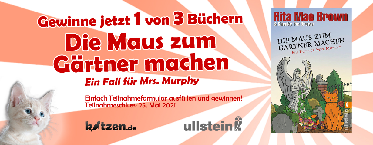 Gewinnspiel: Die Maus zum Gärtner machen - Ein Fall für Mrs. Murphy