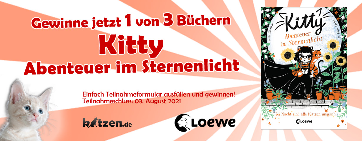 Gewinnspiel: Kitty - Abenteuer im Sternenlicht (Band 3)