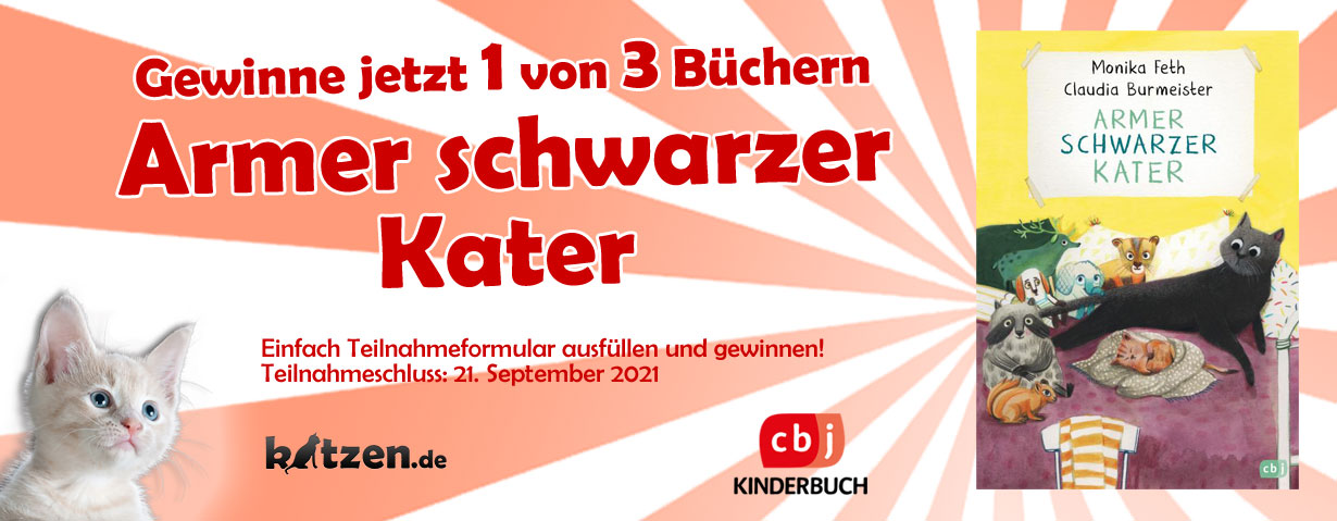 Gewinnspiel: Armer schwarzer Kater