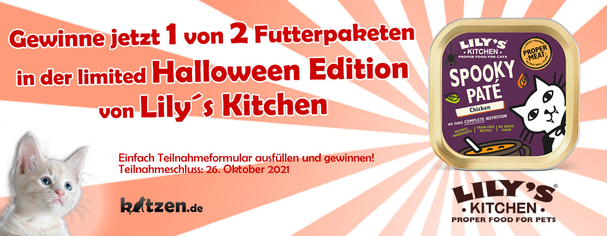 Gewinnspiel: Tolle Futterpakete von Lily´s Kitchen mit der limited Halloween Edition