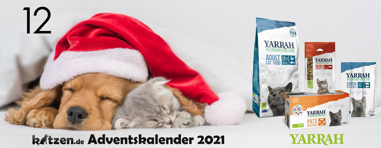 Gewinnspiel: Drei Katzenfutter-Produktpakete von Yarrah Organic Petfood!